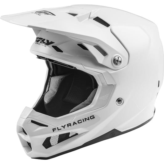 FLY 2020 FORMULA CARBON SOLID HELMET - WHITE MCLEOD ACCESSORIES (P) sold by Cully's Yamaha