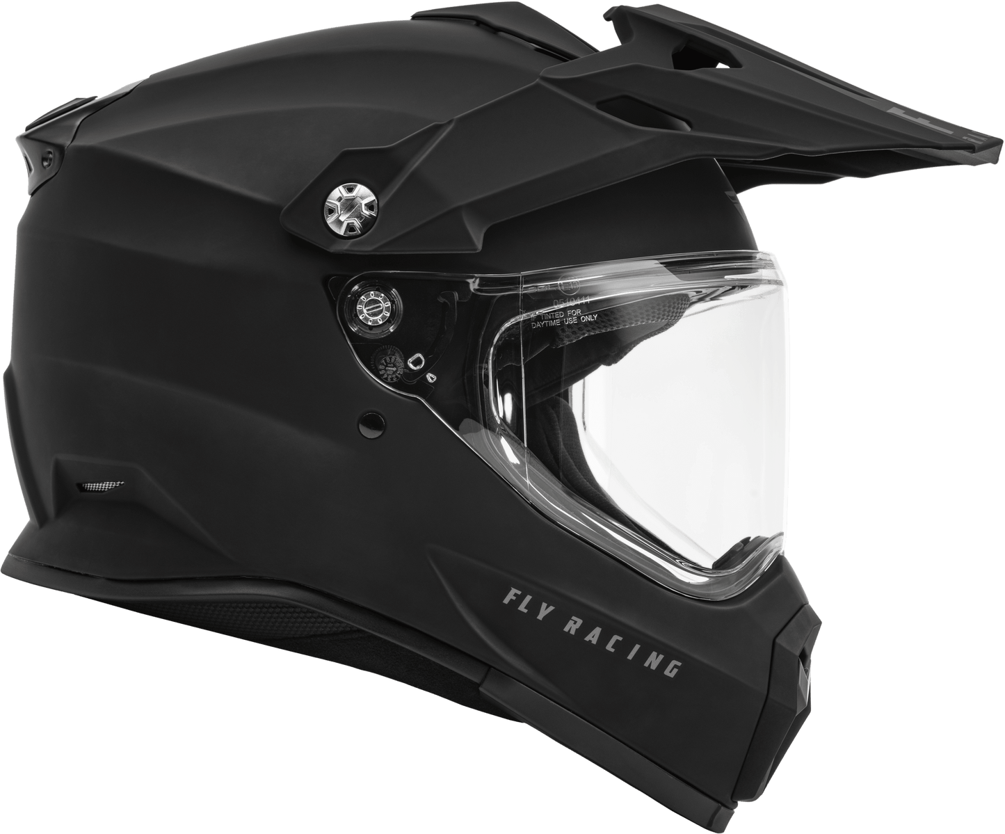 FLY 2023 TREKKER HELMET - MATTE BLACK MCLEOD ACCESSORIES (P) sold by Cully's Yamaha