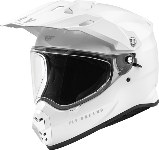FLY 2023 TREKKER HELMET - WHITE MCLEOD ACCESSORIES (P) sold by Cully's Yamaha
