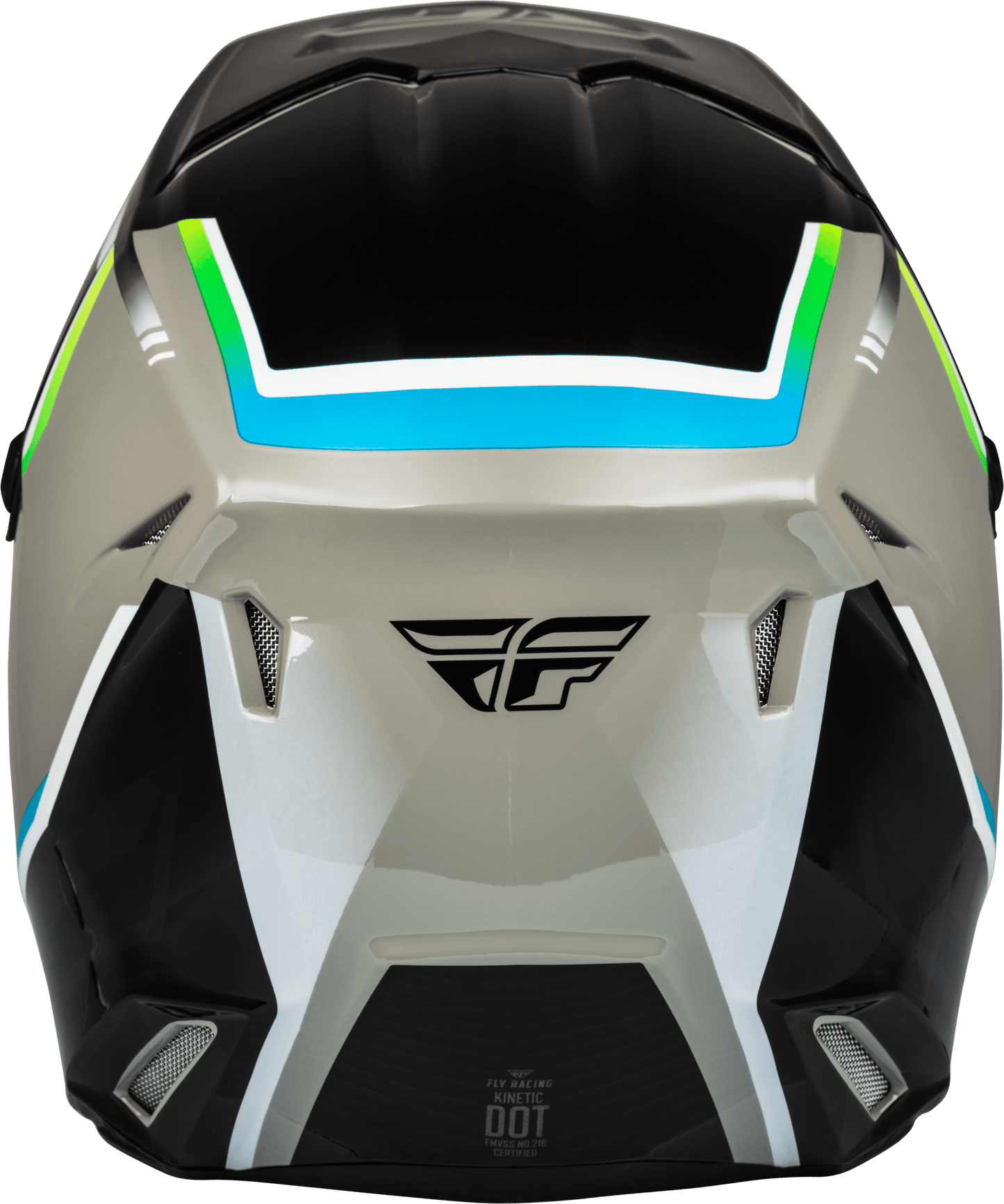 FLY 2023 YOUTH KINETIC VISION ECE HELMET - GREY/BLACK MCLEOD ACCESSORIES (P) sold by Cully's Yamaha