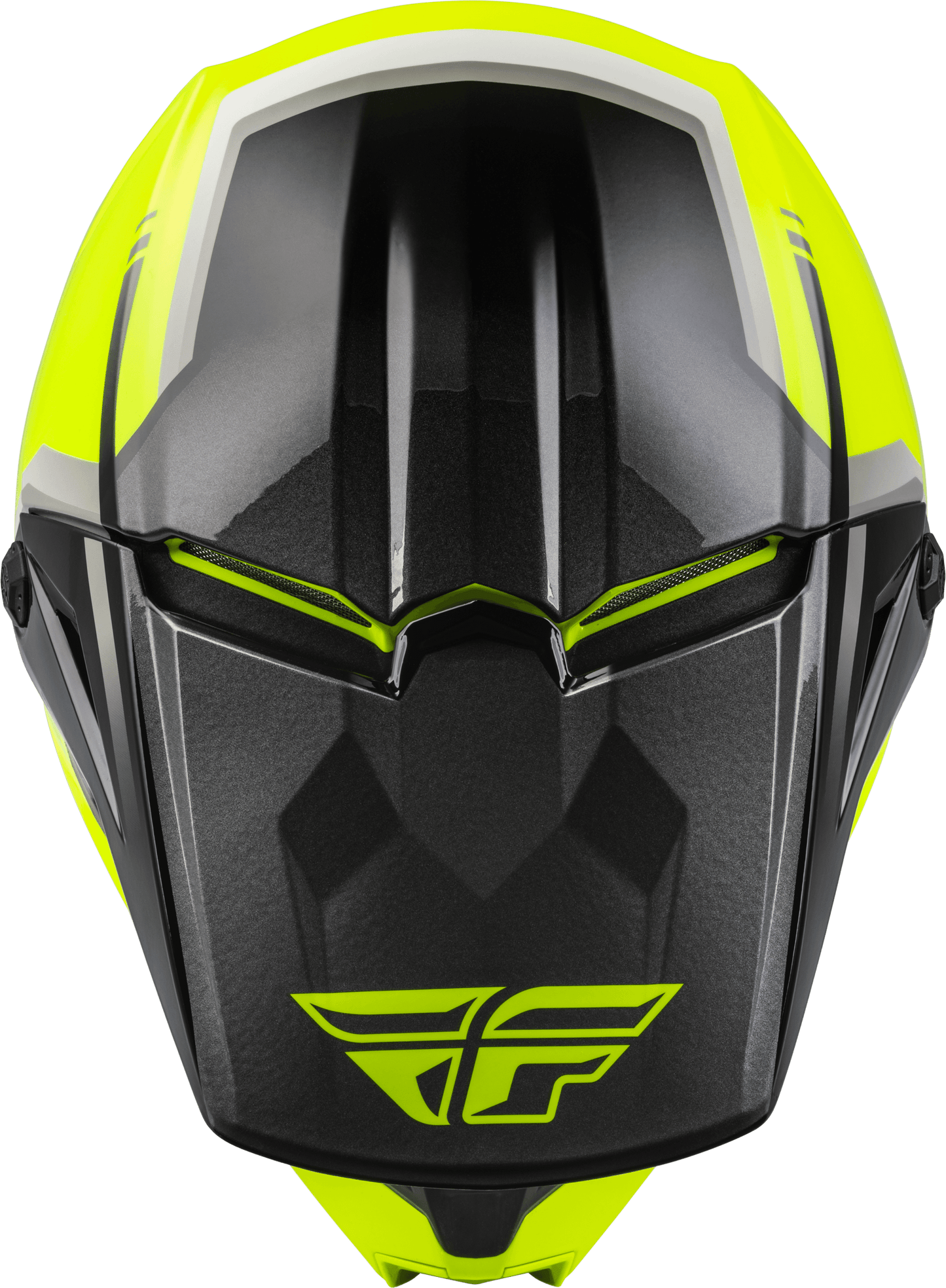 FLY 2023 KINETIC VISION ECE HELMET - HI-VIS/BLACK MCLEOD ACCESSORIES (P) sold by Cully's Yamaha