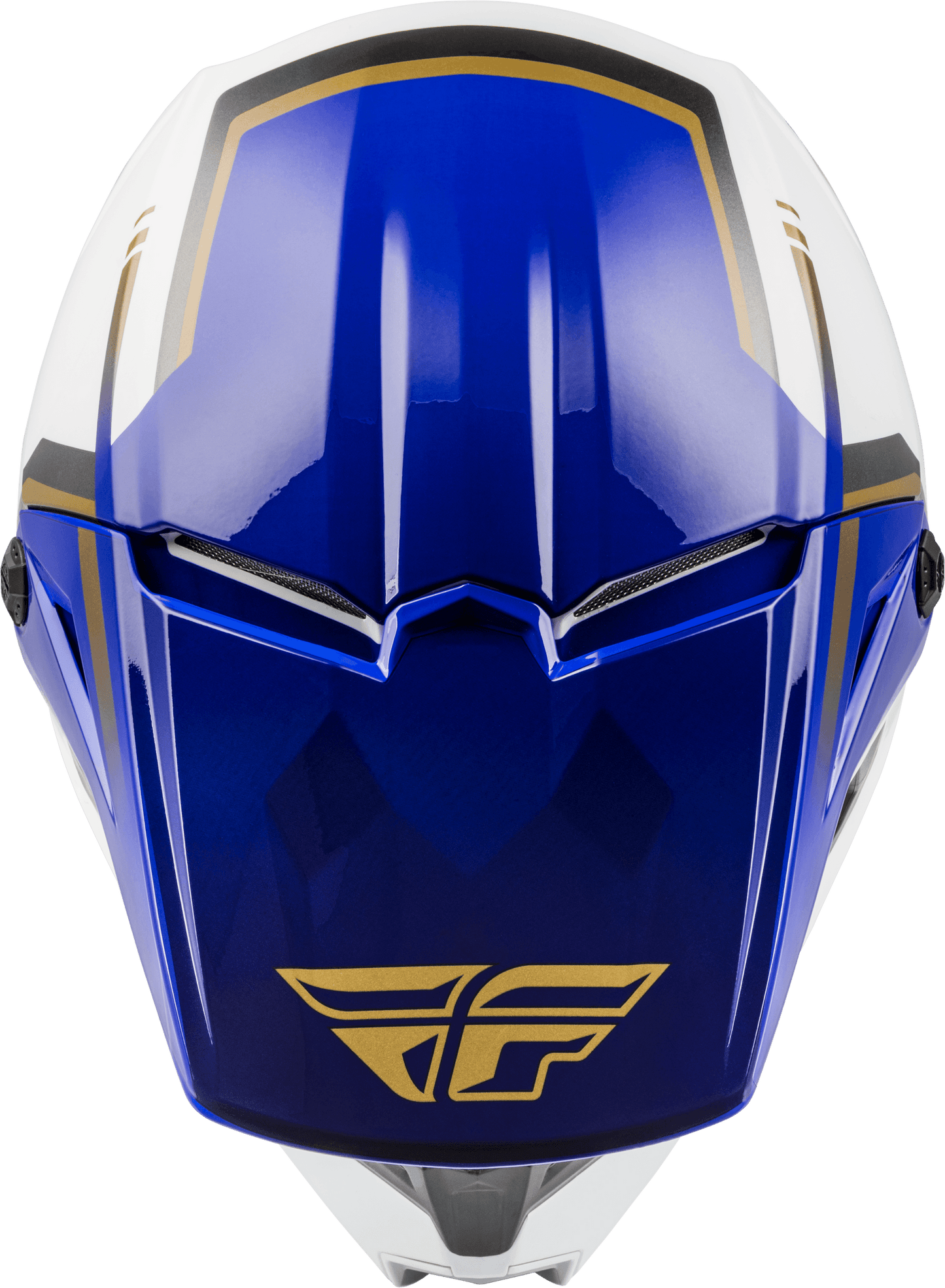 FLY 2023 YOUTH KINETIC VISION ECE HELMET - WHITE/BLUE MCLEOD ACCESSORIES (P) sold by Cully's Yamaha