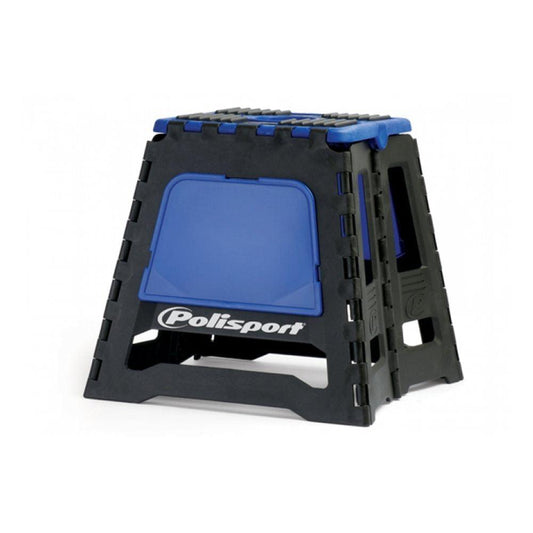 POLISPORT FOLDING PIT STAND - BLUE G P WHOLESALE sold by Cully's Yamaha