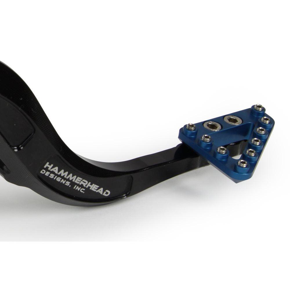 HAMMERHEAD BRAKE PEDAL- BLUE JOHN TITMAN RACING SERVICES sold by Cully's Yamaha