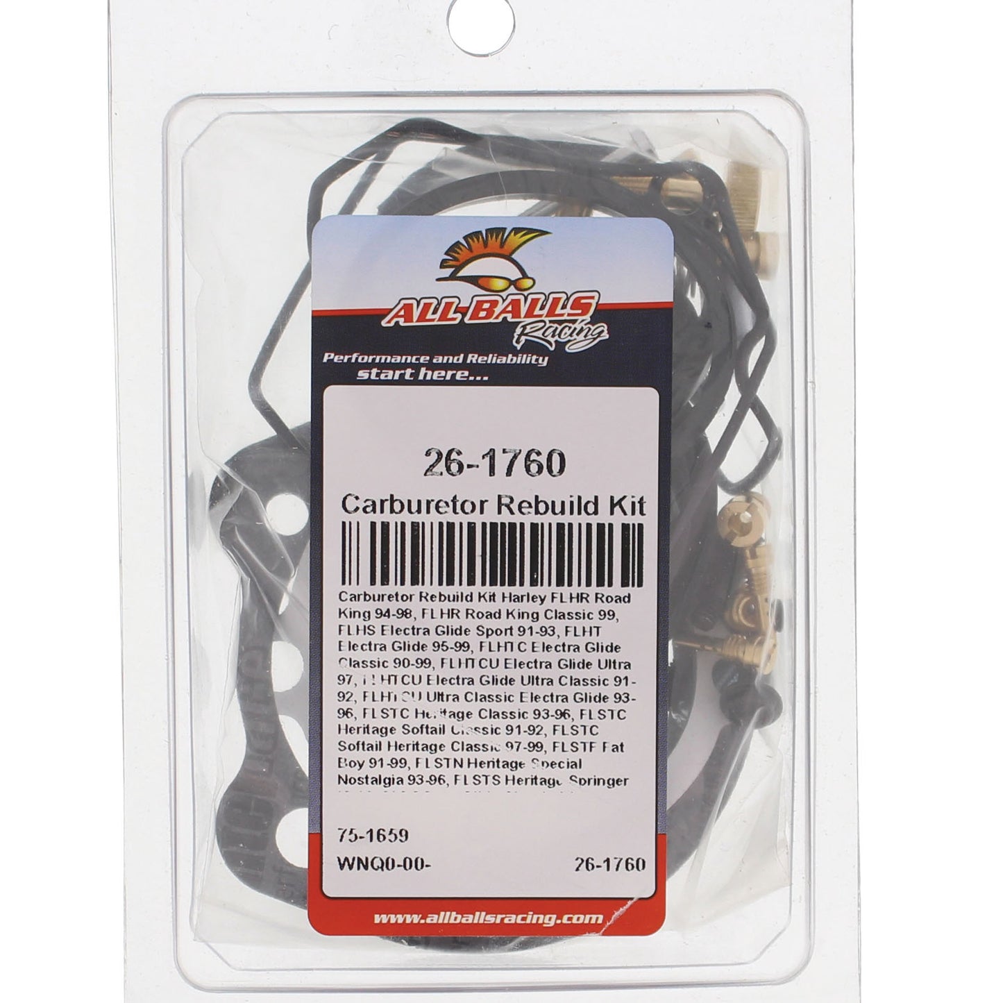 All Balls Racing Carburettor Rebuild Kit (26-1760)