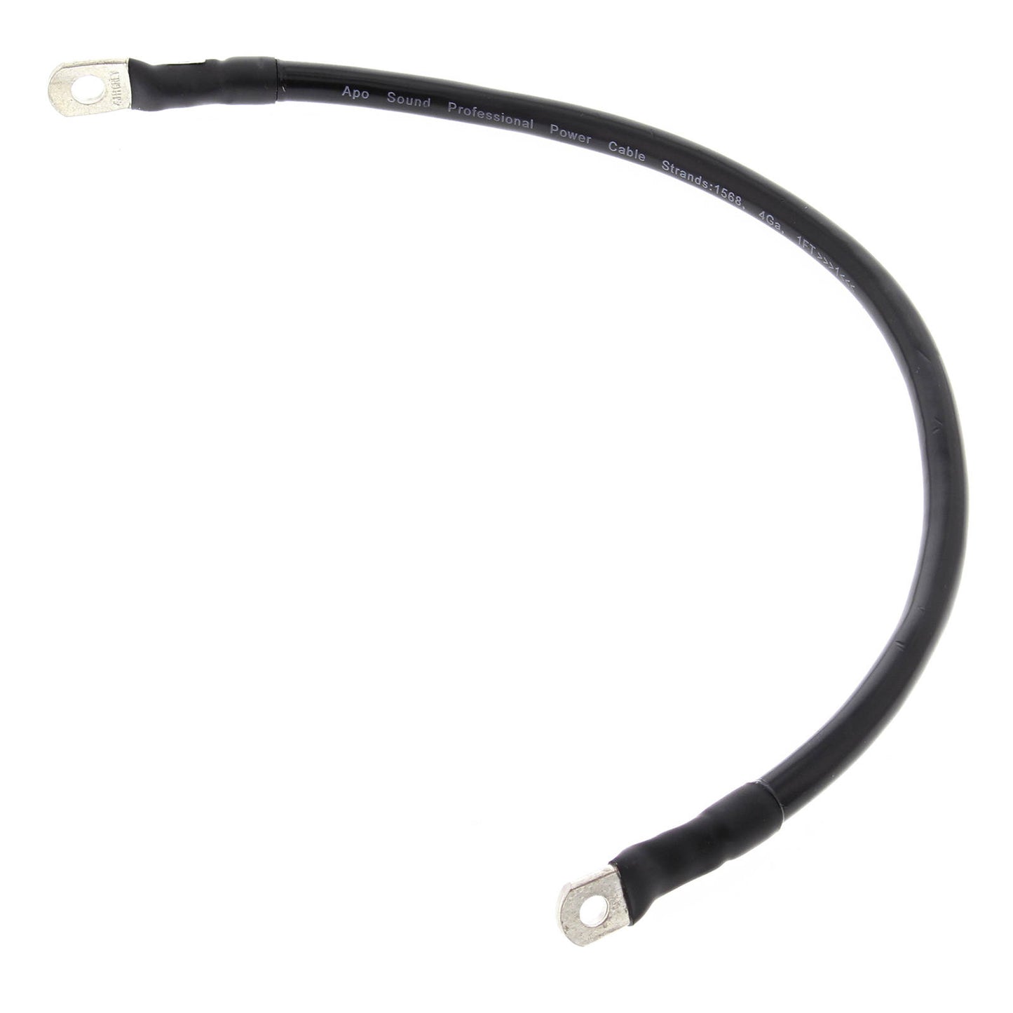 17in Long Universal Battery Cable - Black