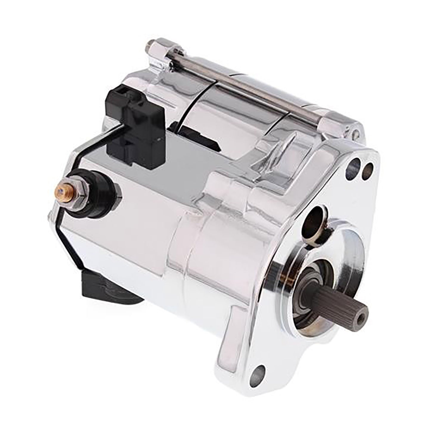 HD 1.7kw Starter \'89-\'05 B/Twin FL + R/King Chrome 80-1004