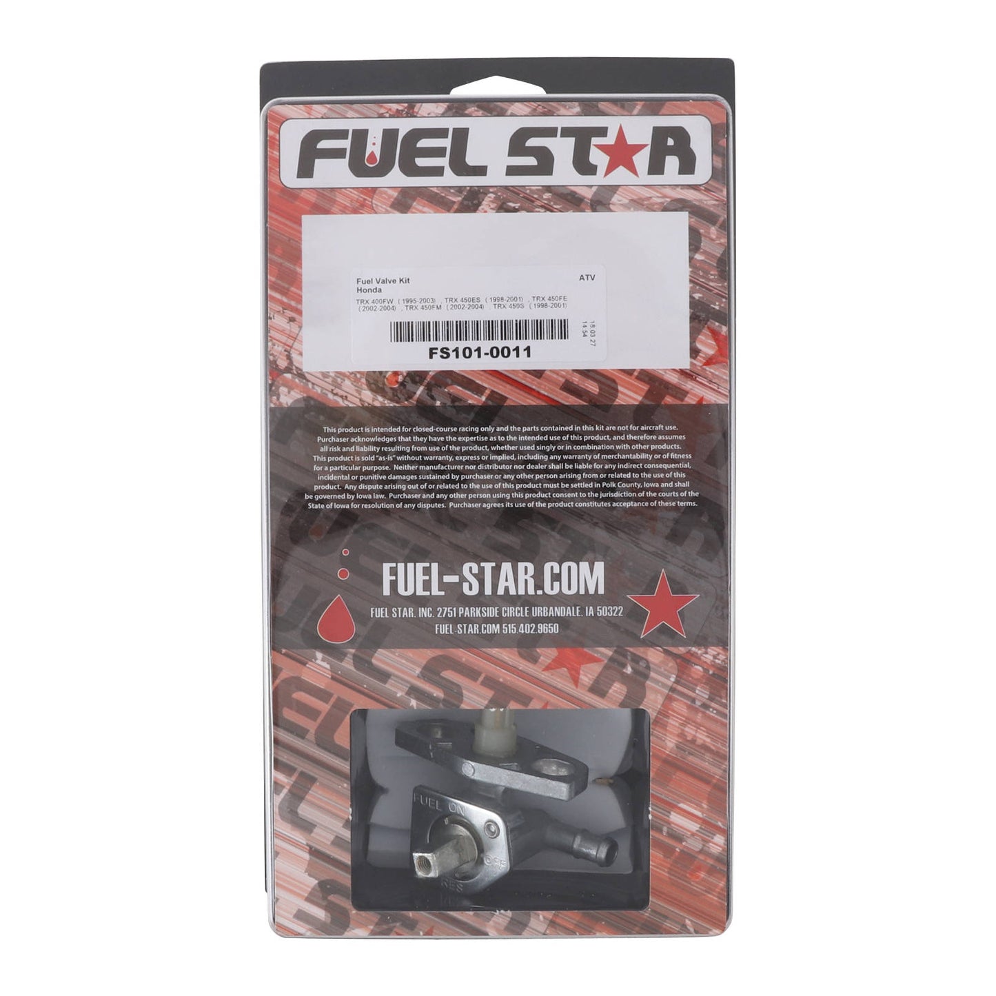 All Balls Racing Fuel Tap Kit (FS101-0011)