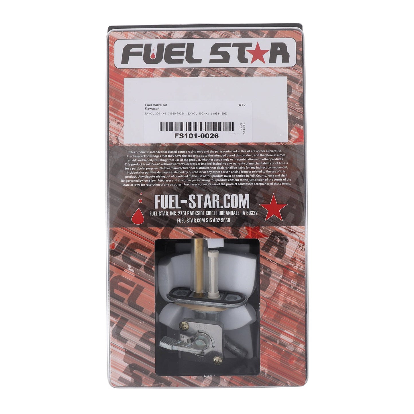 All Balls Racing Fuel Tap Kit (FS101-0026)