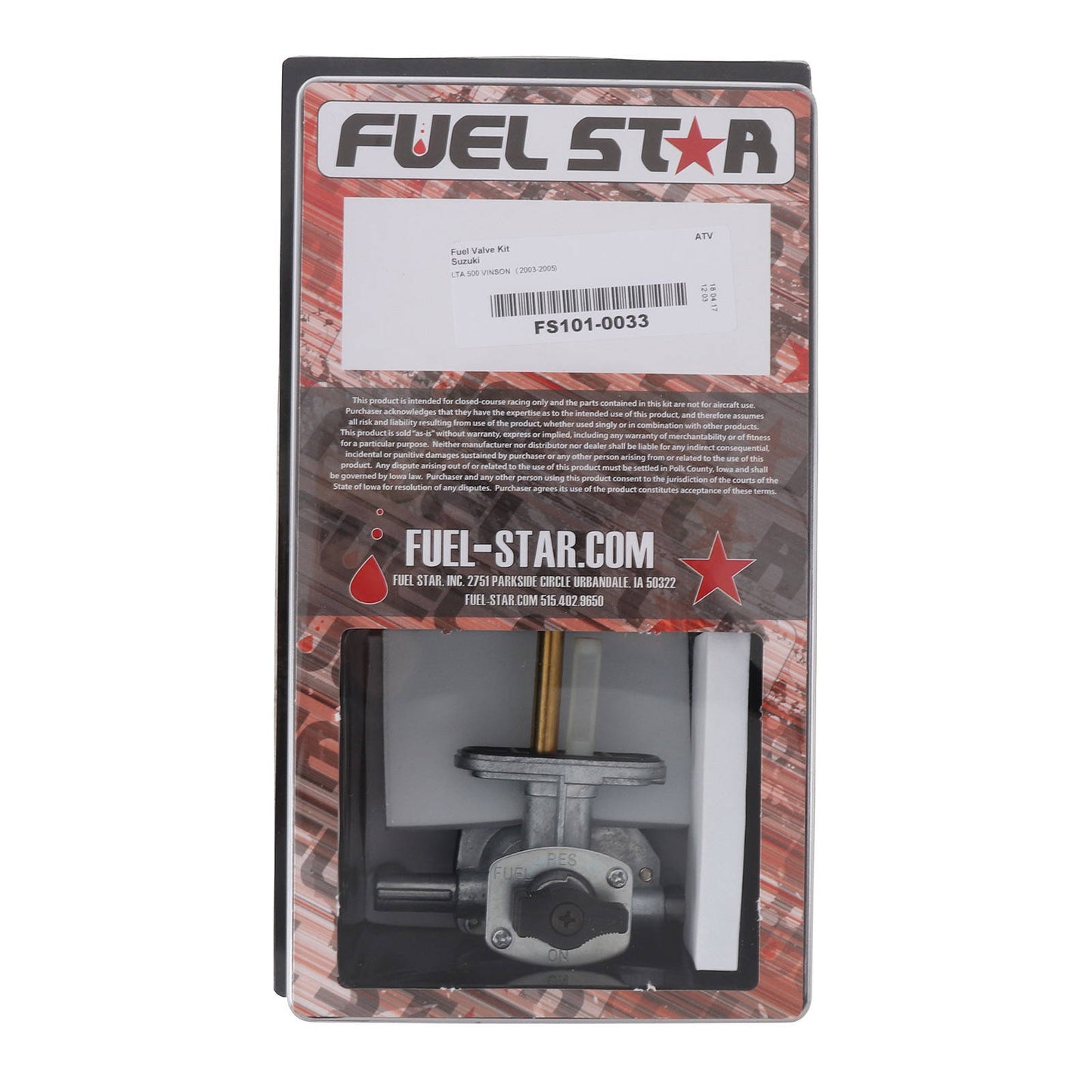 All Balls Racing Fuel Tap Kit (FS101-0033)