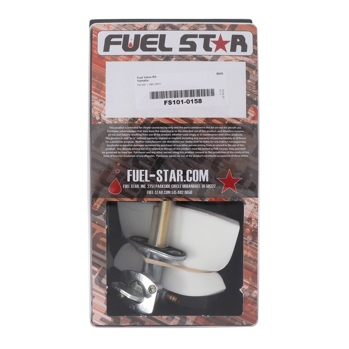 All Balls Racing Fuel Tap Kit (FS101-0158)
