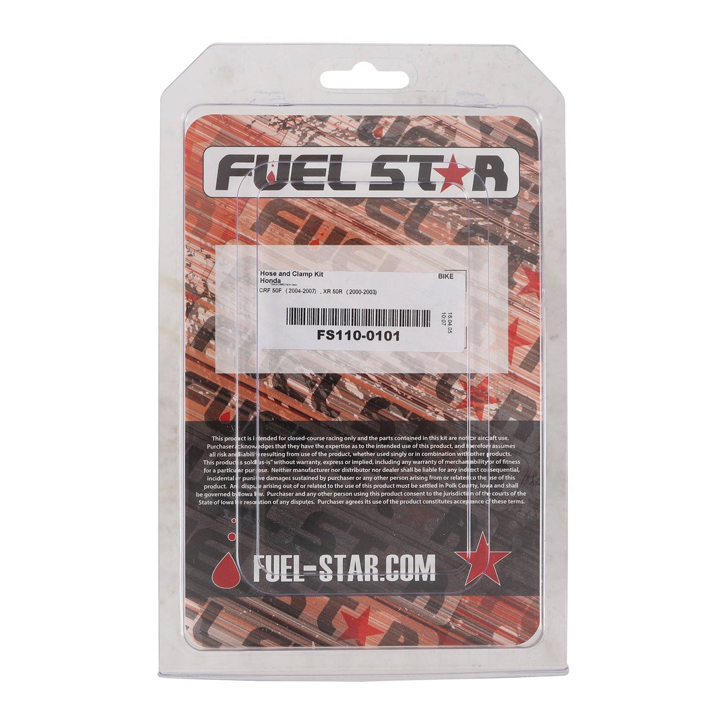 All Balls Racing Hose & Clamp Kit (FS110-0101)