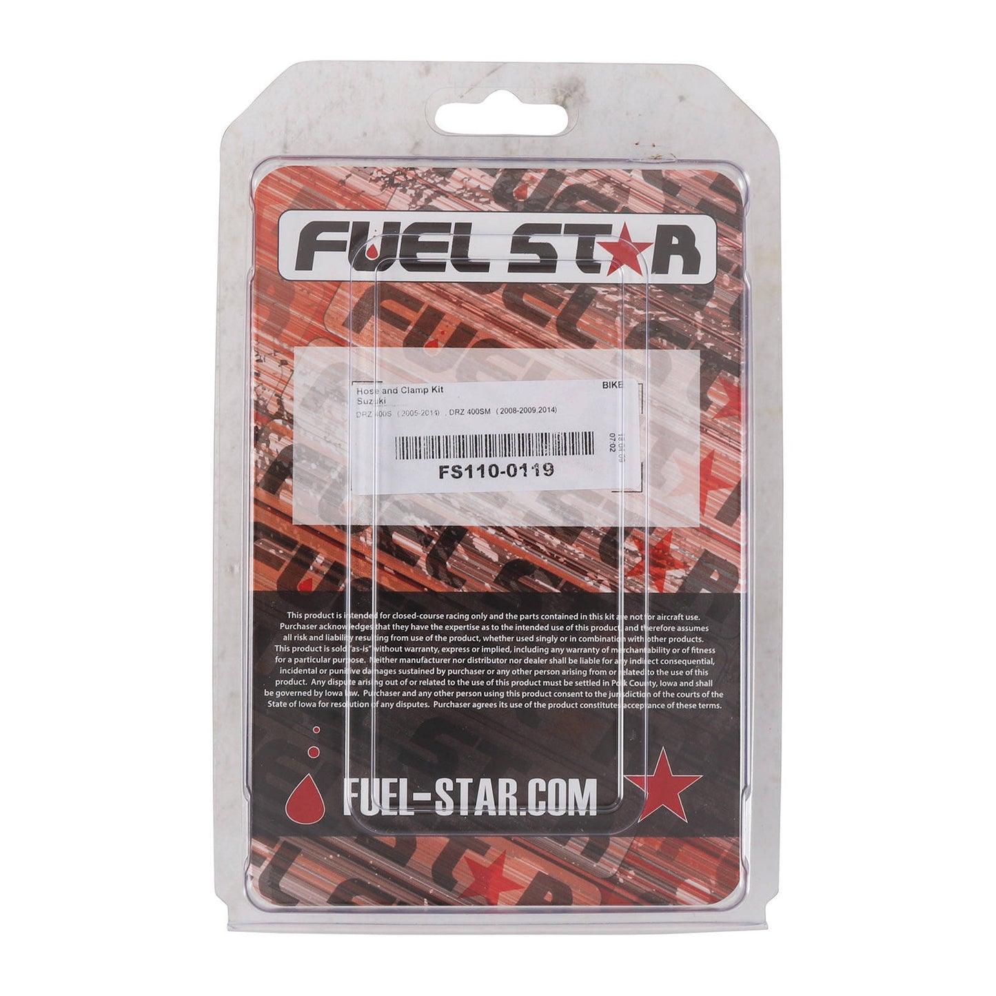 All Balls Racing Hose & Clamp Kit (FS110-0119)
