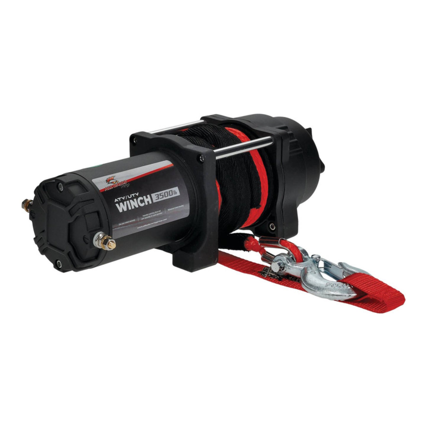 ALL BALLS 4 BOLT WINCH 3500LB with 39FT SYNTHETIC ROPE