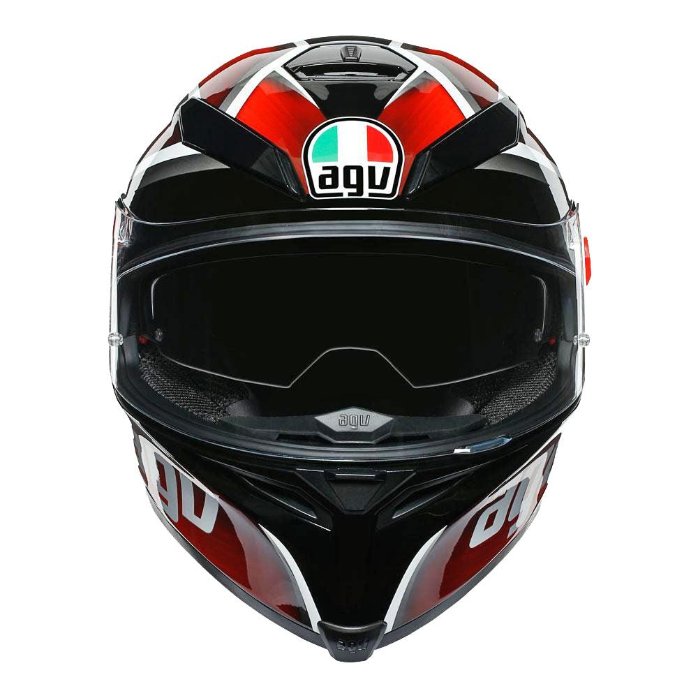AGV K5 S TEMPEST HELMET - BLACK/RED G P WHOLESALE sold by Cully's Yamaha