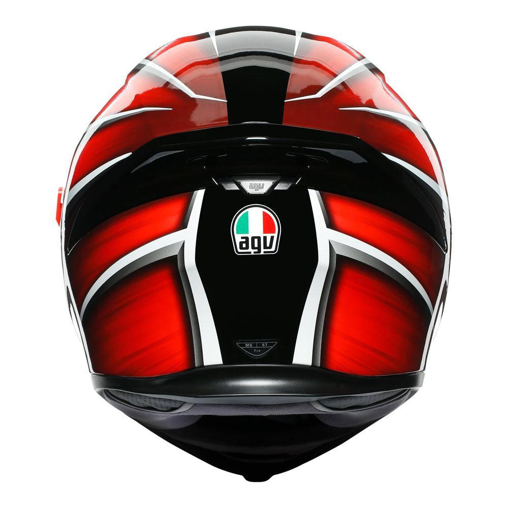 AGV K5 S TEMPEST HELMET - BLACK/RED G P WHOLESALE sold by Cully's Yamaha