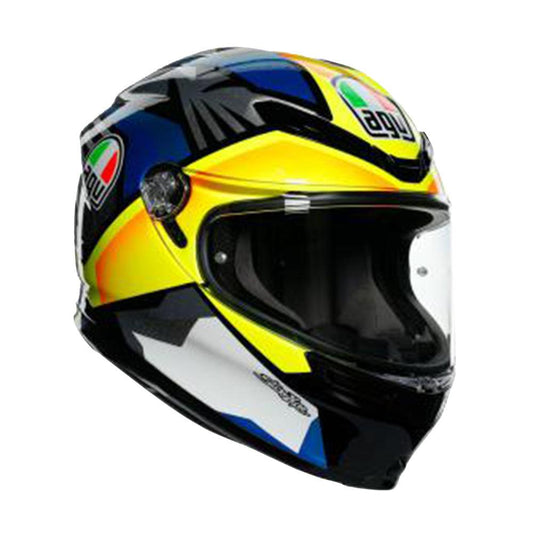 AGV K6 JOAN HELMET - BLACK/BLUE/YELLOW G P WHOLESALE sold by Cully's Yamaha