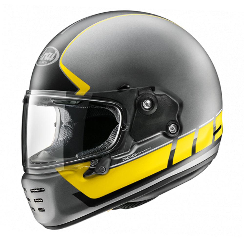 ARAI CONCEPT-X HELMET - SPEED BLOCK MATT YELLOW CASSONS PTY LTD sold by Cully's Yamaha