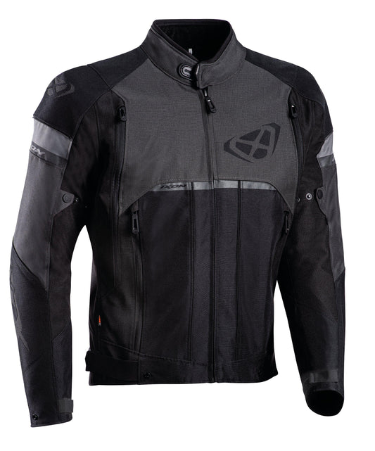 IXON ALL ROAD JACKET - BLACK/GREY CASSONS PTY LTD sold by Cully's Yamaha