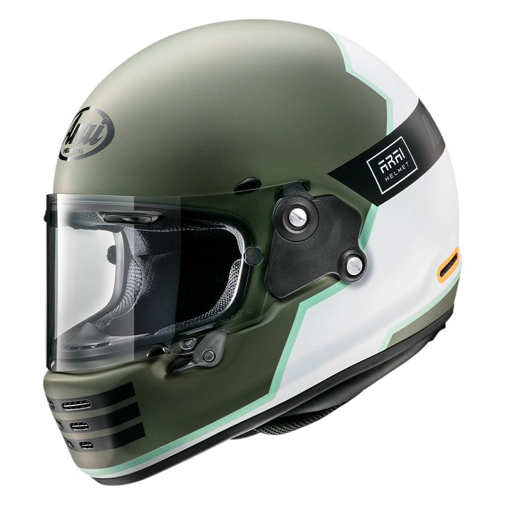 ARAI CONCEPT X HELMET - OVERLAND OLIVE KHAKI CASSONS PTY LTD sold by Cully's Yamaha