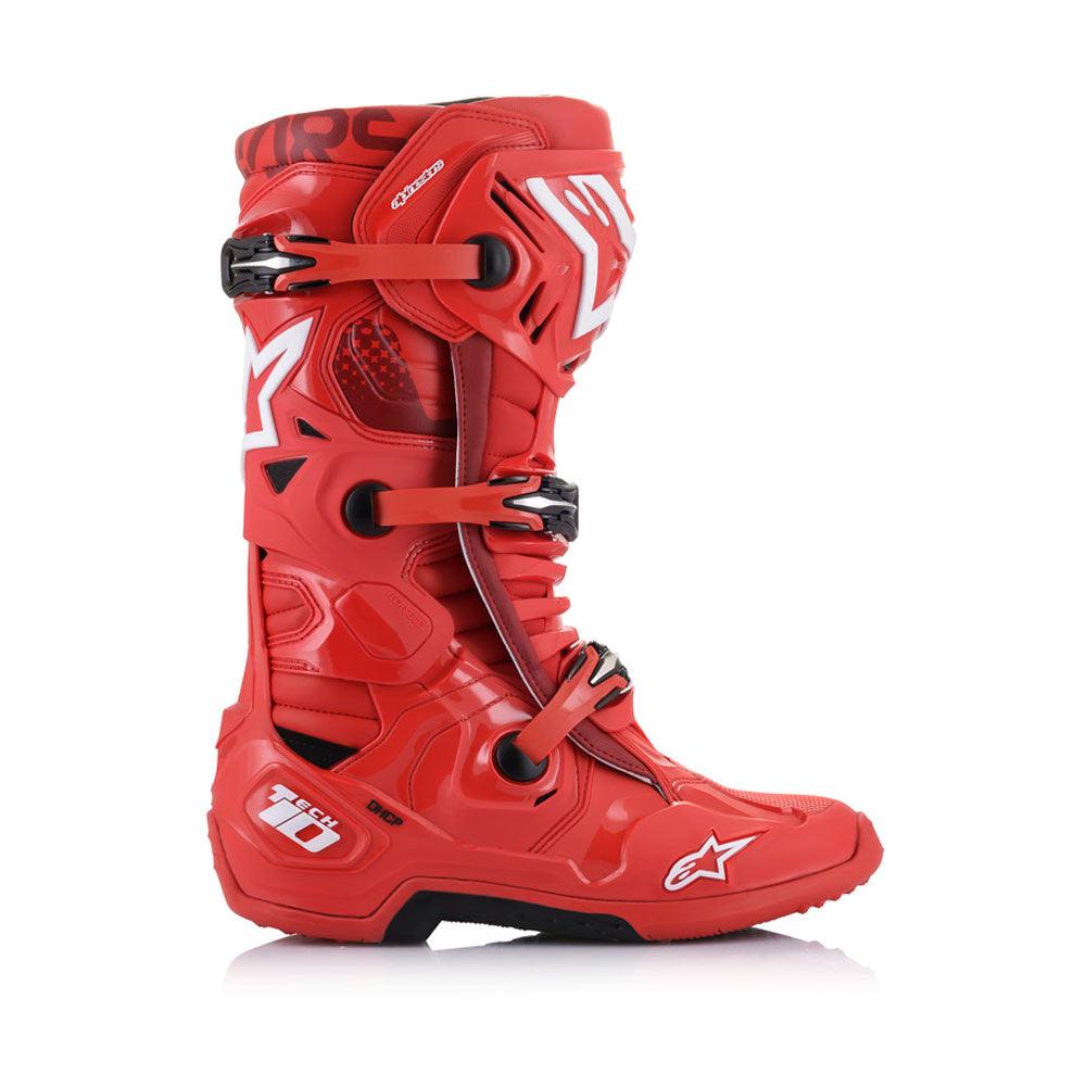 ALPINESTARS TECH 10 BOOTS 2022 - RED MONZA IMPORTS sold by Cully's Yamaha
