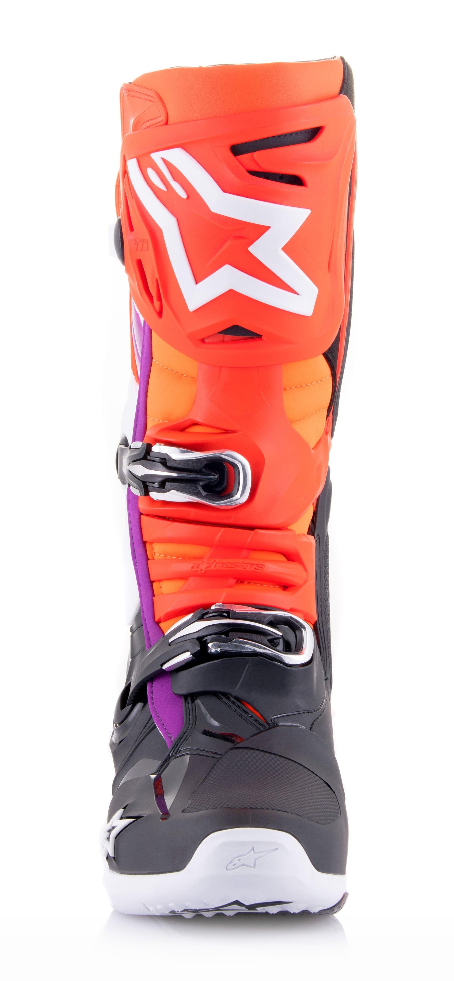 ALPINESTARS 2023 TECH 10 (MY20) BOOTS - BLACK RED FLUO ORANGE FLUO WHITE MONZA IMPORTS sold by Cully's Yamaha