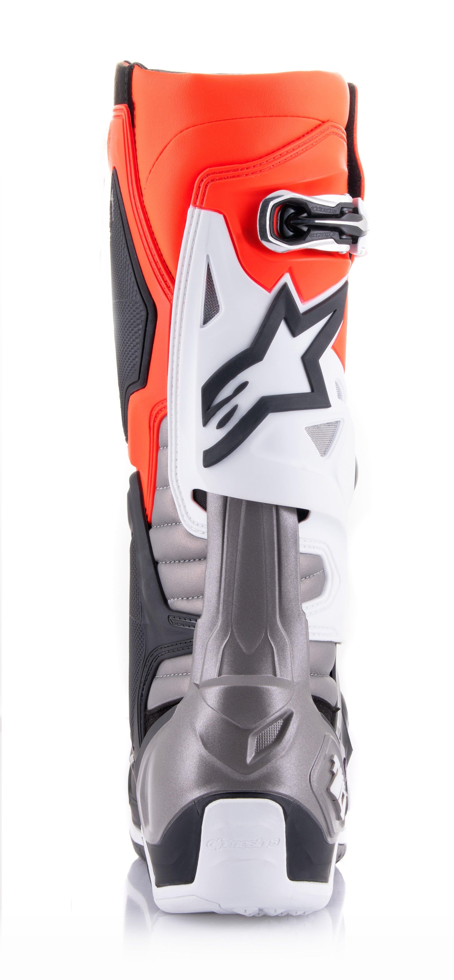 ALPINESTARS 2023 TECH 10 (MY20) BOOTS - BLACK RED FLUO ORANGE FLUO WHITE MONZA IMPORTS sold by Cully's Yamaha