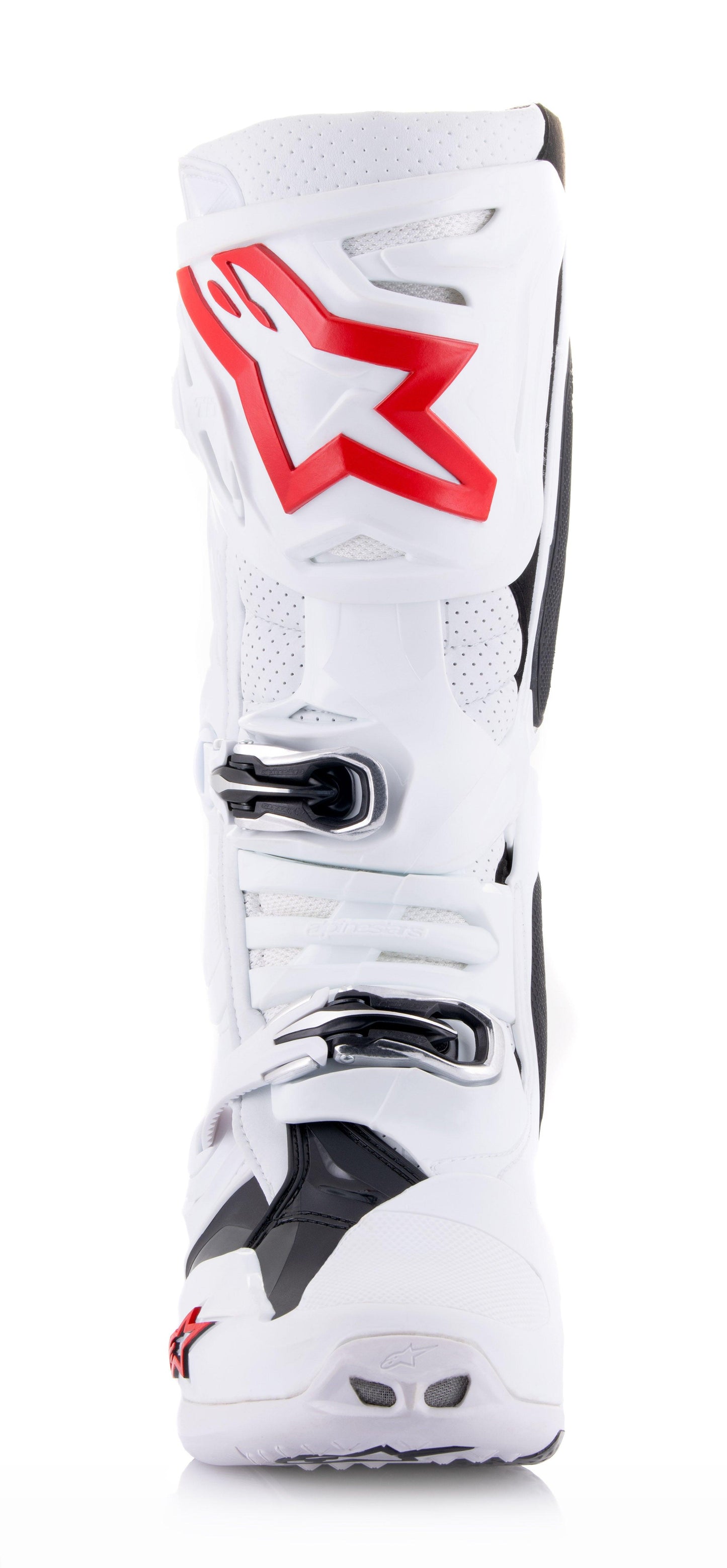 ALPINESTARS 2023 TECH 10 (MY20) SUPERVENTED BOOTS - WHITE BRIGHT RED MONZA IMPORTS sold by Cully's Yamaha
