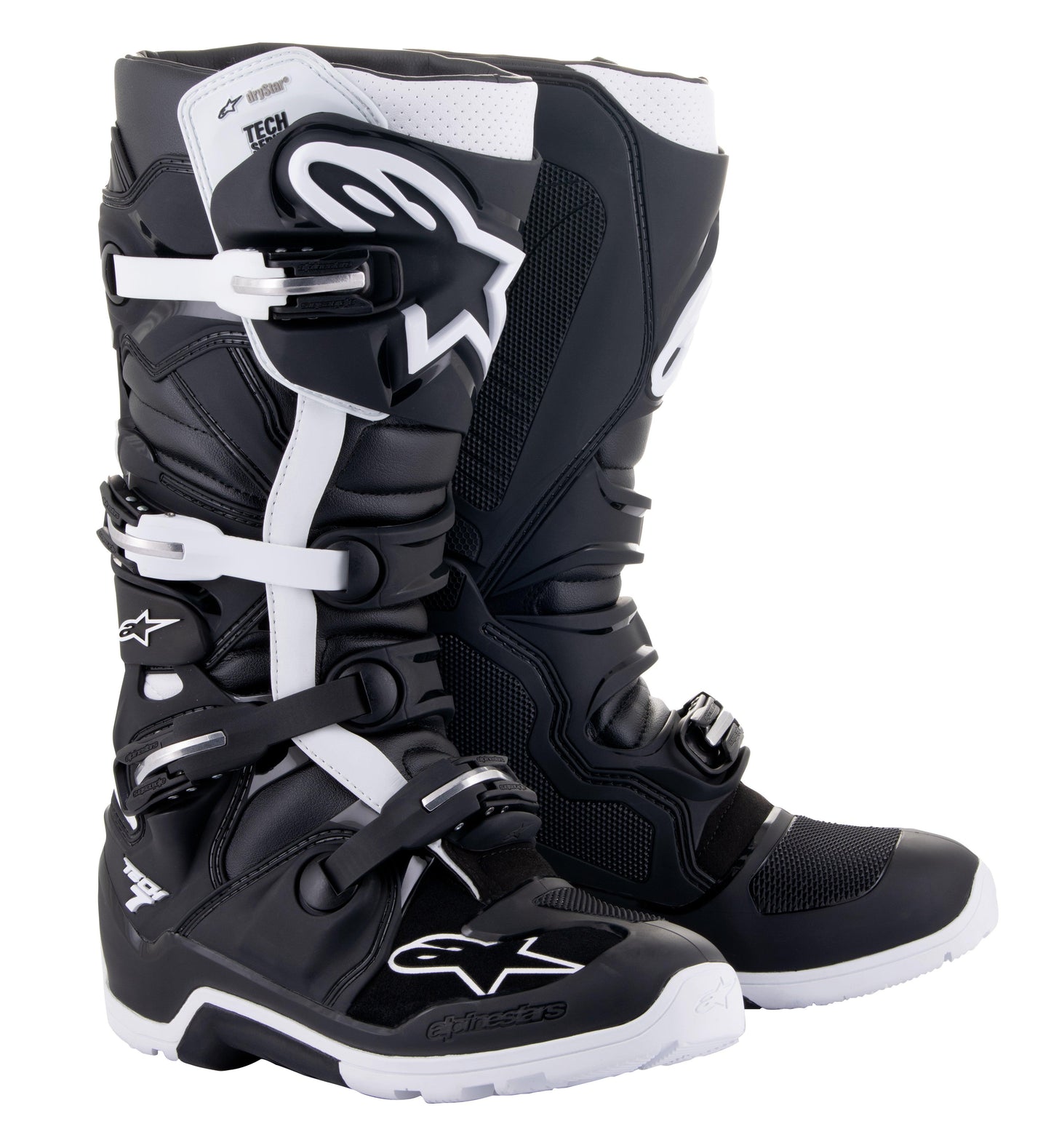 ALPINESTARS 2023 TECH 7 DRYSTAR ENDURO BOOTS - BLACK WHITE MONZA IMPORTS sold by Cully's Yamaha