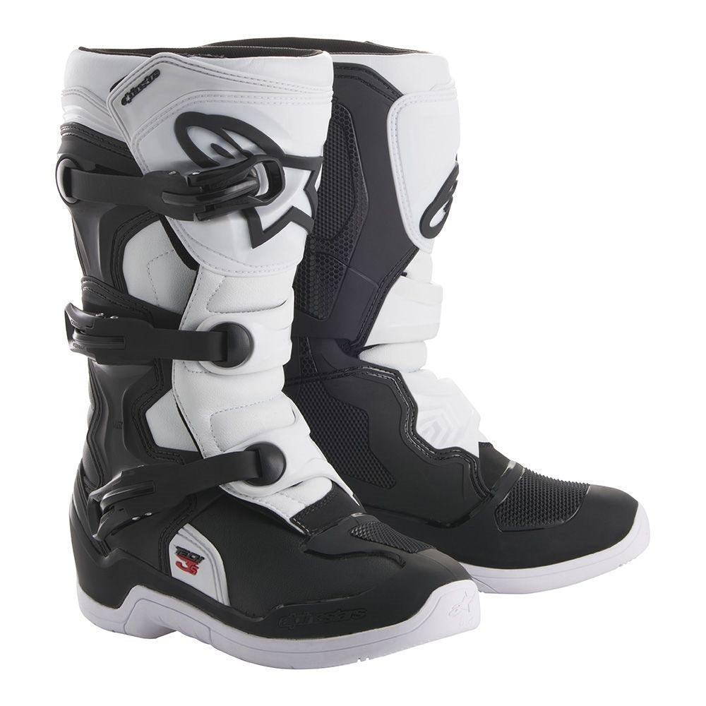 ALPINESTARS TECH 3s YOUTH BOOTS - BLACK/WHITE MONZA IMPORTS sold by Cully's Yamaha