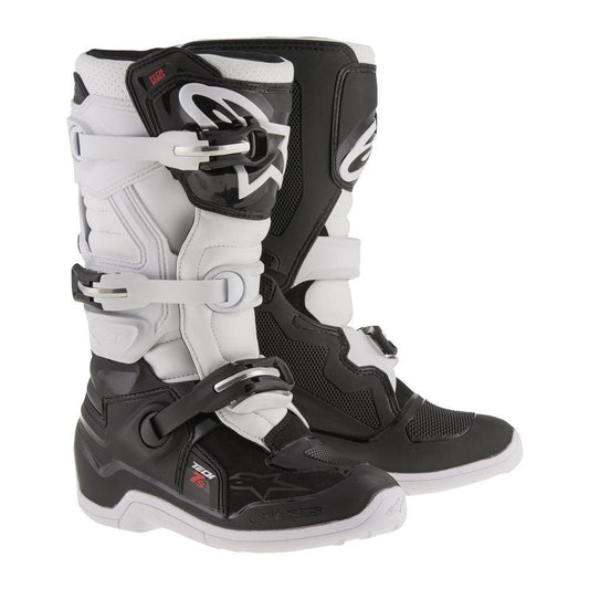 ALPINESTARS TECH 7s YOUTH BOOTS - BLACK/WHITE MONZA IMPORTS sold by Cully's Yamaha