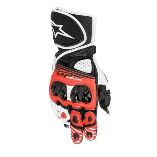 ALPINESTARS GP PLUS R V2 GLOVES - BLACK/WHITE/RED MONZA IMPORTS sold by Cully's Yamaha