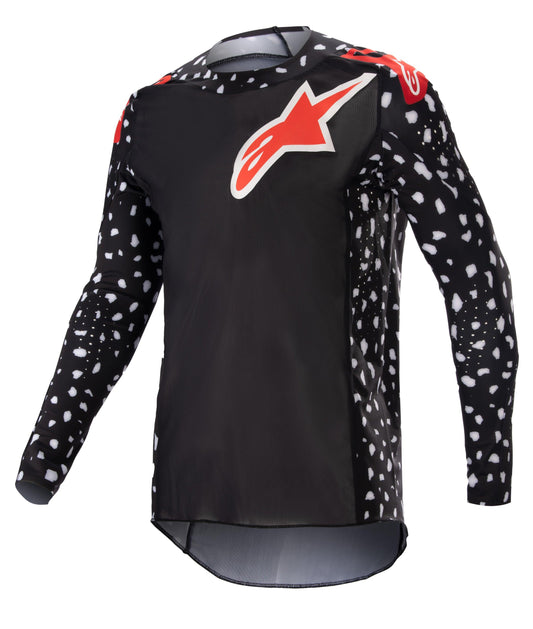 ALPINESTARS 2023 SUPERTECH NORTH JERSEY - BLACK/NEON RED MONZA IMPORTS sold by Cully's Yamaha