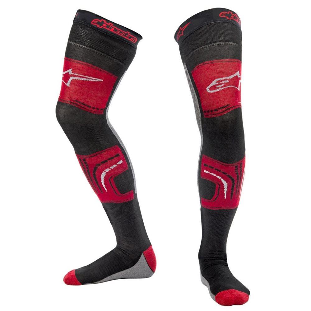 ALPINESTARS KNEE BRACE SOCKS - BLACK/RED MONZA IMPORTS sold by Cully's Yamaha