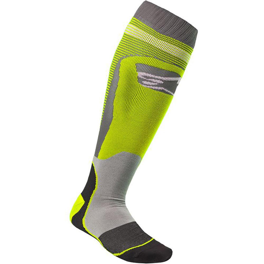 ALPINESTARS MX PLUS 1 SOCKS - YELLOW/GREY MONZA IMPORTS sold by Cully's Yamaha