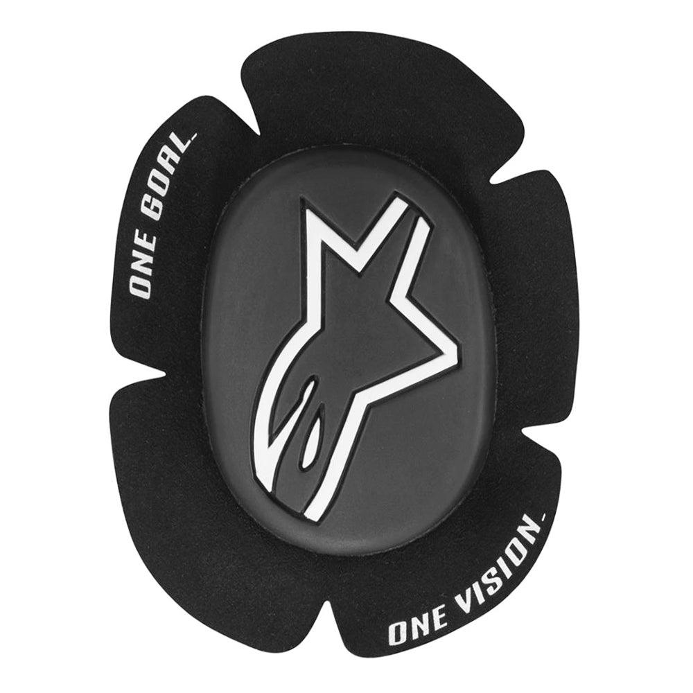 ALPINESTARS GP SPORT EVO KNEE SLIDERS - BLACK/WHITE MONZA IMPORTS sold by Cully's Yamaha