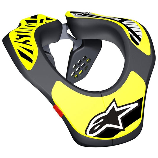 ALPINESTARS YOUTH NECK SUPPORT- BLACK/ YELLOW MONZA IMPORTS sold by Cully's Yamaha