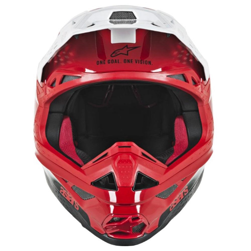 ALPINESTARS S-M10 DYNO HELMET - GLOSS RED/WHITE MONZA IMPORTS sold by Cully's Yamaha