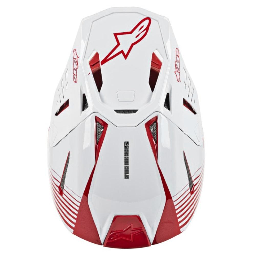 ALPINESTARS S-M10 DYNO HELMET - GLOSS RED/WHITE MONZA IMPORTS sold by Cully's Yamaha