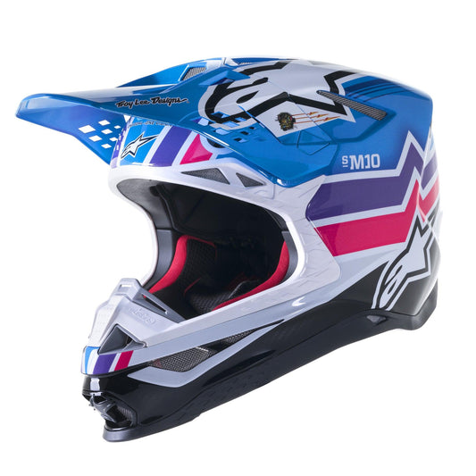 ALPINESTARS 2023 SUPERTECH M10 TLD EDITION 23 HELMET - STARLIT BLUE MONZA IMPORTS sold by Cully's Yamaha