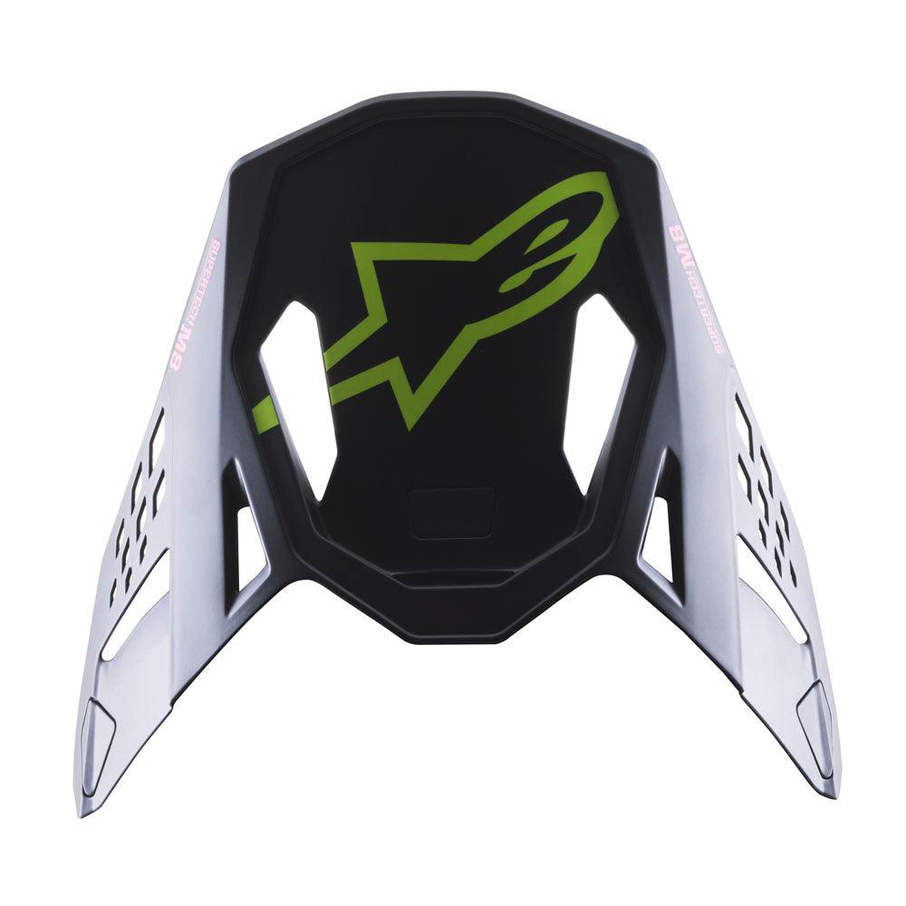 ALPINESTARS SUPERTECH M8 ECHO HELMET 2022 - BLACK/BLUE/FLUO YELLOW/FLUO PINK MONZA IMPORTS sold by Cully's Yamaha