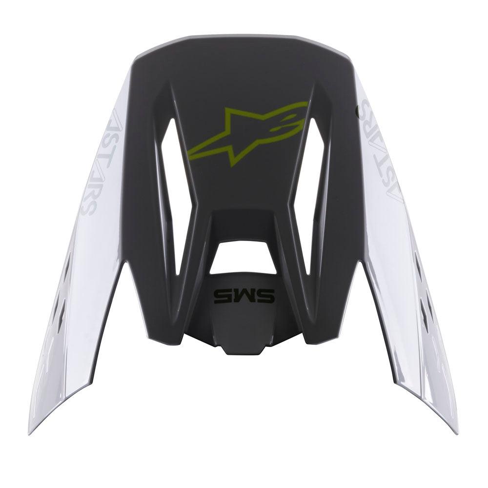 ALPINESTARS SM5 BOND HELMET 2022 - SILVER/BLACK/FLUO YELLOW/MILITARY GREEN MONZA IMPORTS sold by Cully's Yamaha