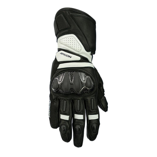 ARGON DUTY GLOVES - BLACK/WHITE MCLEOD ACCESSORIES (P) sold by Cully's Yamaha