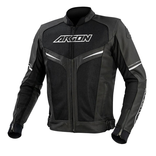 ARGON FUSION JACKET - BLACK/WHITE MCLEOD ACCESSORIES (P) sold by Cully's Yamaha