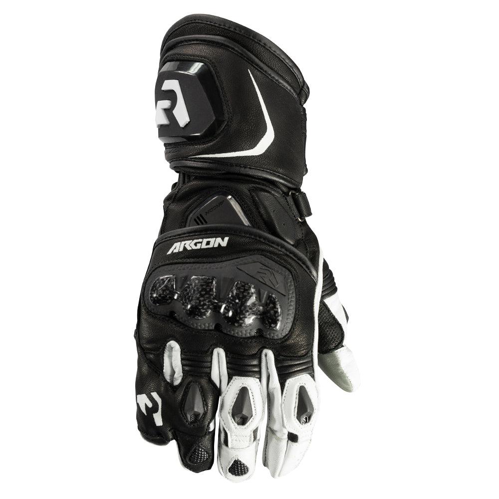 ARGON MISSION GLOVES - BLACK/WHITE MCLEOD ACCESSORIES (P) sold by Cully's Yamaha