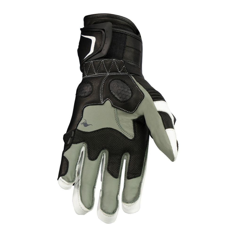 ARGON MISSION GLOVES - BLACK/WHITE MCLEOD ACCESSORIES (P) sold by Cully's Yamaha
