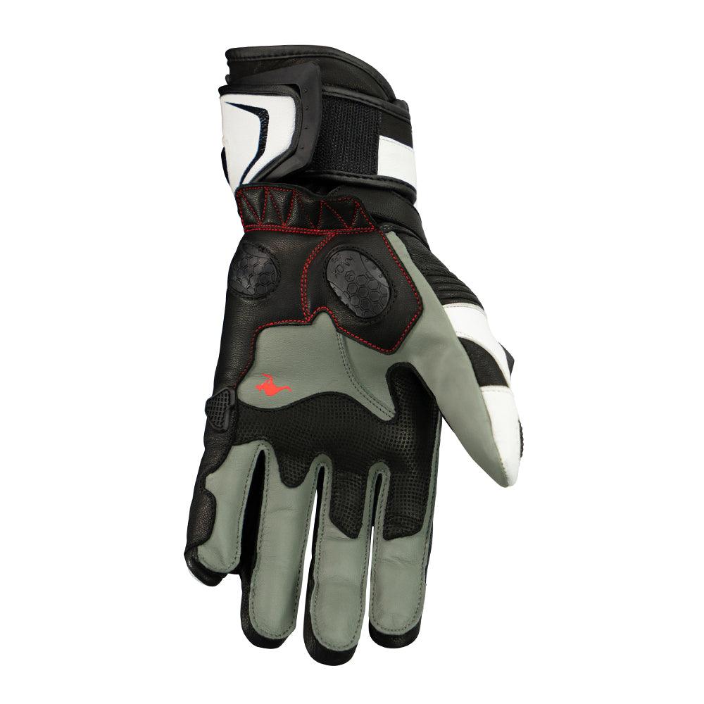 ARGON MISSION GLOVES - WHITE/RED MCLEOD ACCESSORIES (P) sold by Cully's Yamaha