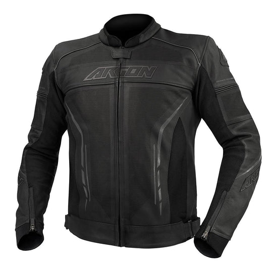 ARGON SCORCHER PERFORATED JACKET - BLACK/GREY MCLEOD ACCESSORIES (P) sold by Cully's Yamaha