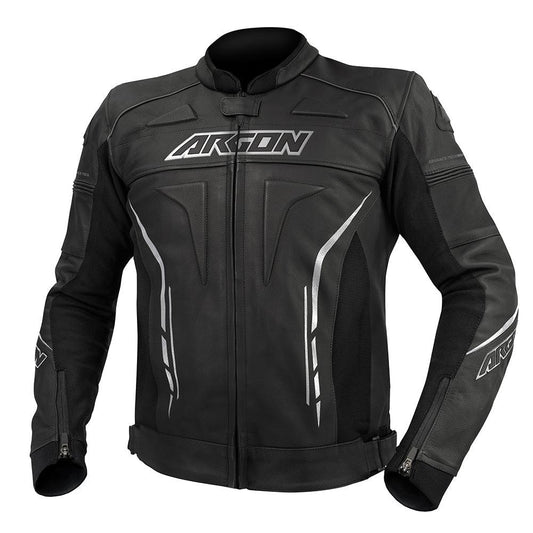 ARGON SCORCHER JACKET - BLACK/WHITE MCLEOD ACCESSORIES (P) sold by Cully's Yamaha