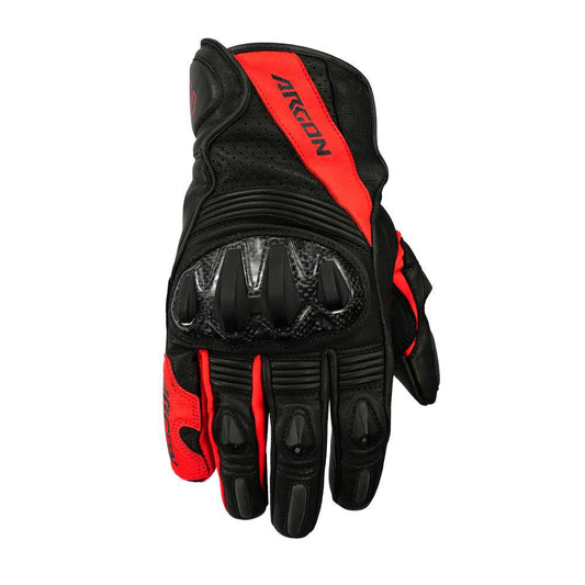 ARGON TURMOIL GLOVES - BLACK/RED MCLEOD ACCESSORIES (P) sold by Cully's Yamaha